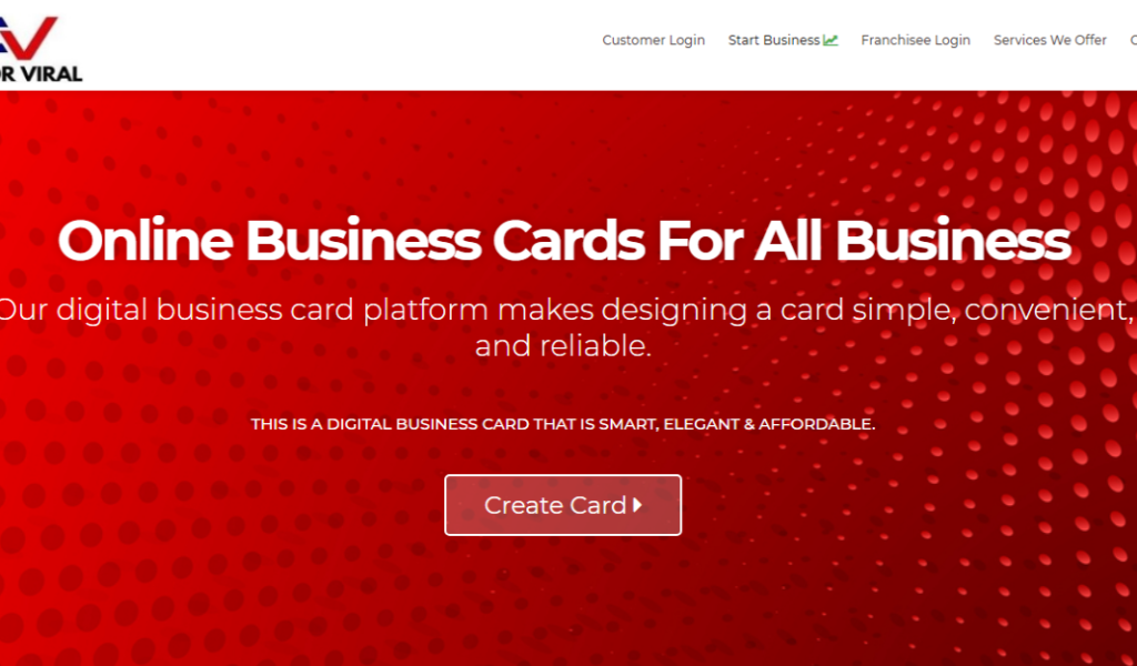 All For Viral Visiting Card Online